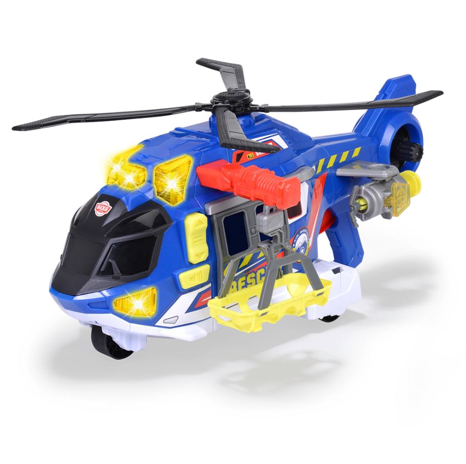 DICKIE CITY HEROES - HÉLICOPTÈRE SON ET LUMIÈRE (39 CM)