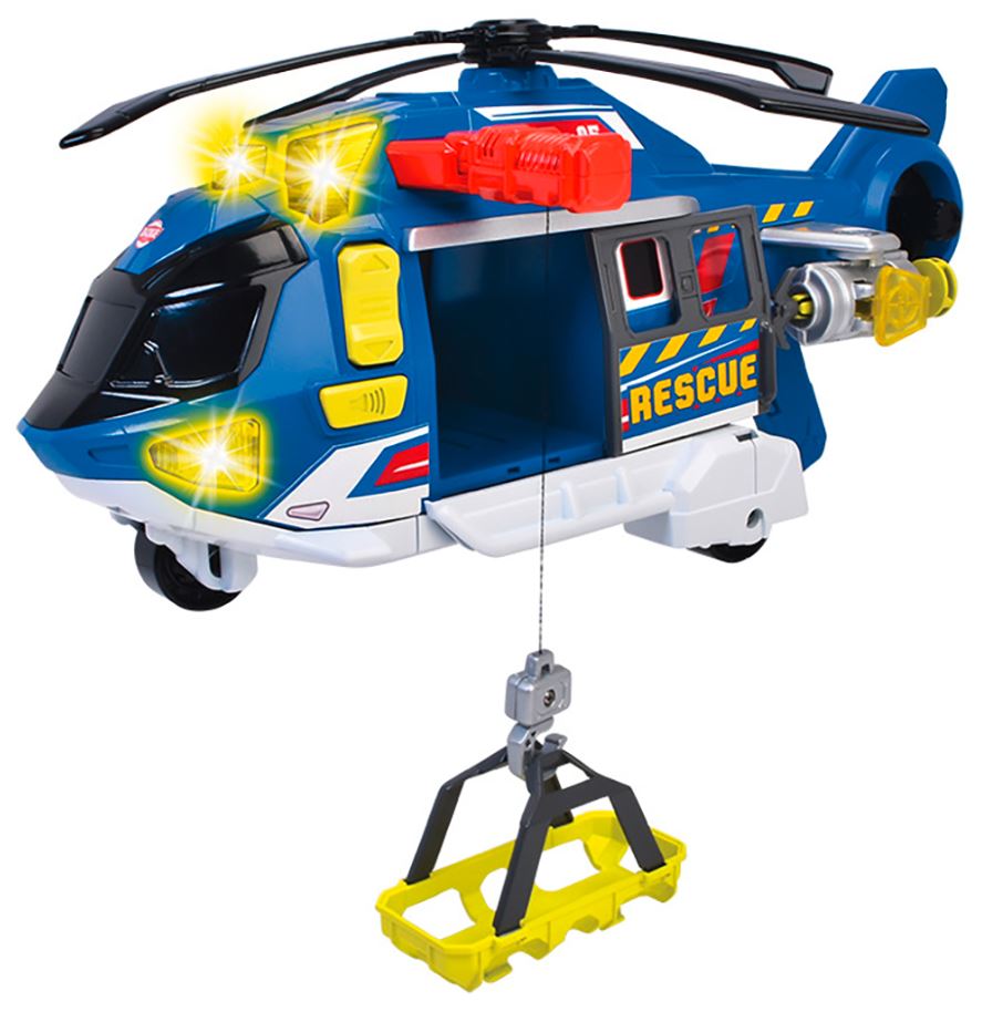 DICKIE CITY HEROES - HÉLICOPTÈRE SON ET LUMIÈRE (39 CM)