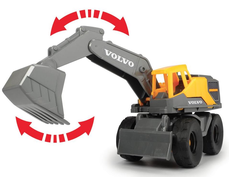 DICKIE - MACK-VOLVO TRUCK HEAVY LOADER SOUND AND LIGHTS 70 CM