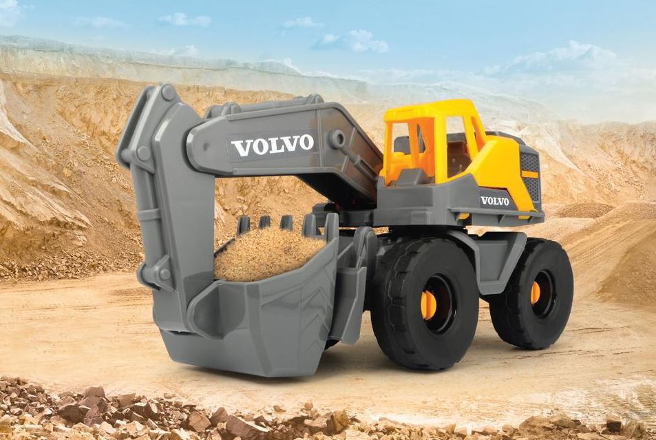 DICKIE - MACK-VOLVO TRUCK HEAVY LOADER SOUND AND LIGHTS 70 CM