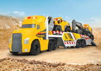 DICKIE - MACK-VOLVO TRUCK HEAVY LOADER SOUND AND LIGHTS 70 CM