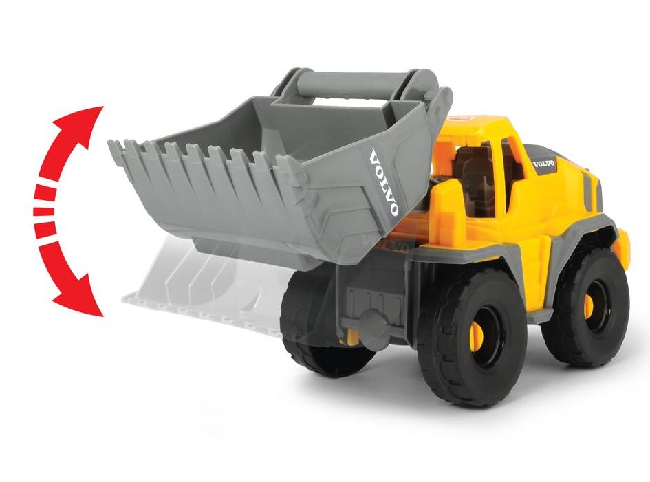 DICKIE - MACK-VOLVO TRUCK HEAVY LOADER SOUND AND LIGHTS 70 CM
