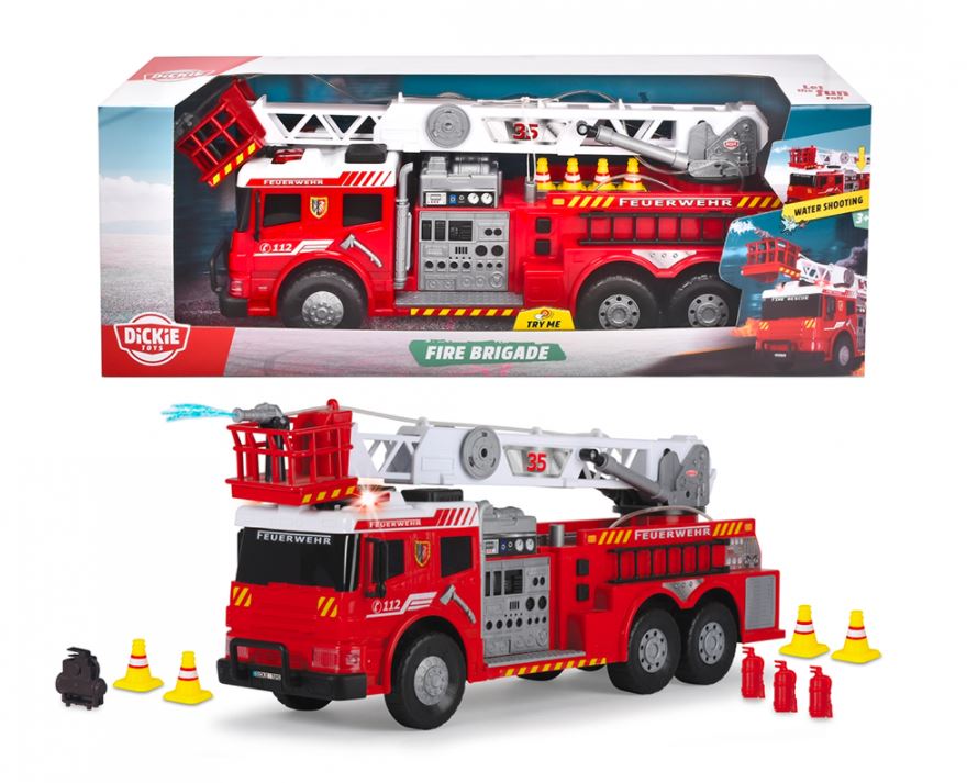 DICKIE - SOS CAMION DE POMPIER SONS ET LUMIÈRES 62 CM