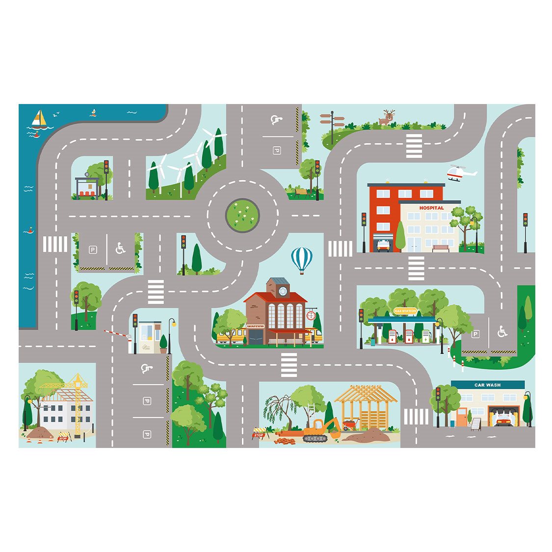 HOK - TAPIS POUR VOITURES VILLE ASST