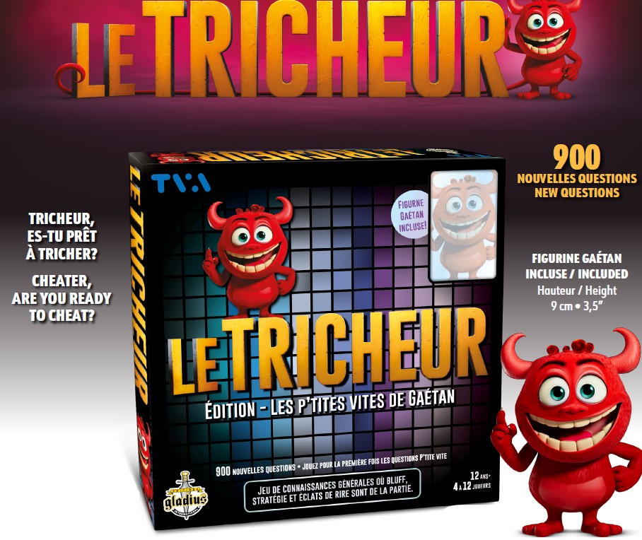 JEU LE TRICHEUR - ÉDITION – LES P'TITES VITES DE GAÉTAN
