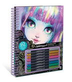 NEBULOUS STARS - CAHIER À COLORIER AVEC PAGES NOIRES - ISADORA
