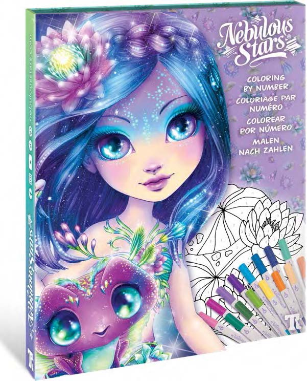 NEBULOUS STARS - COLOR BY NUMBER - NENUPHIA