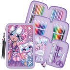 NEBULOUS STARS - 3-COMPARTMENT PENCIL CASE ASST