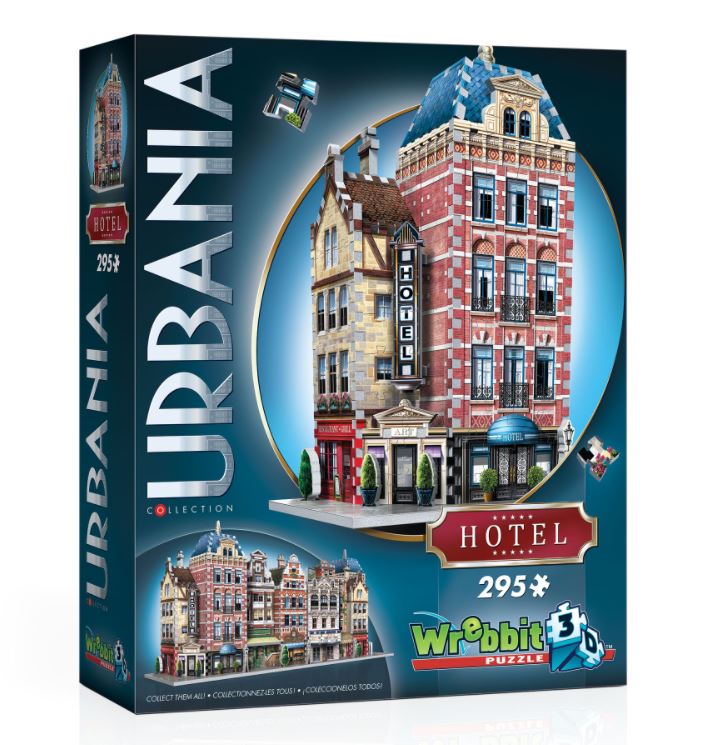 WREBBIT 295 PIECE 3D JIGSAW PUZZLE - HOTEL URBANIA