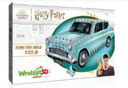 WREBBIT 3D PUZZLE 130 PIECES - MINI FORD ANGLIA FLYING - HARRY POTTER