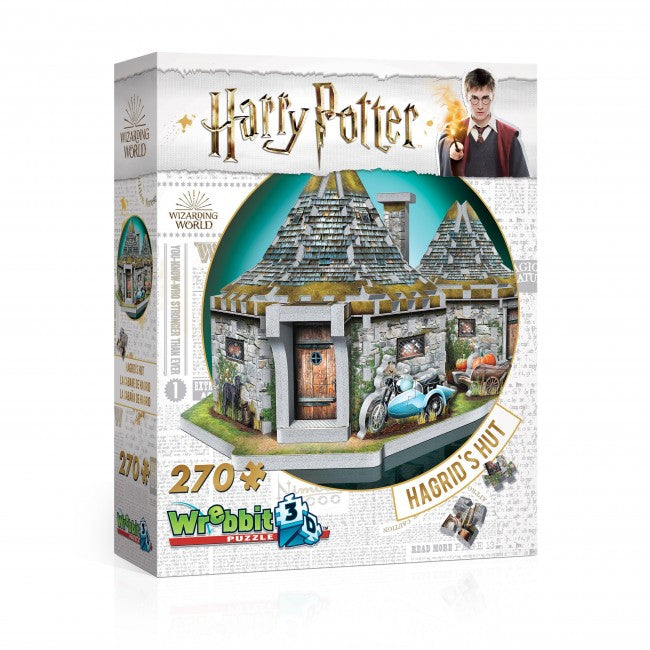 WREBBIT 3D JIGSAW PUZZLE 270 PIECES - HAGRID'S HUT