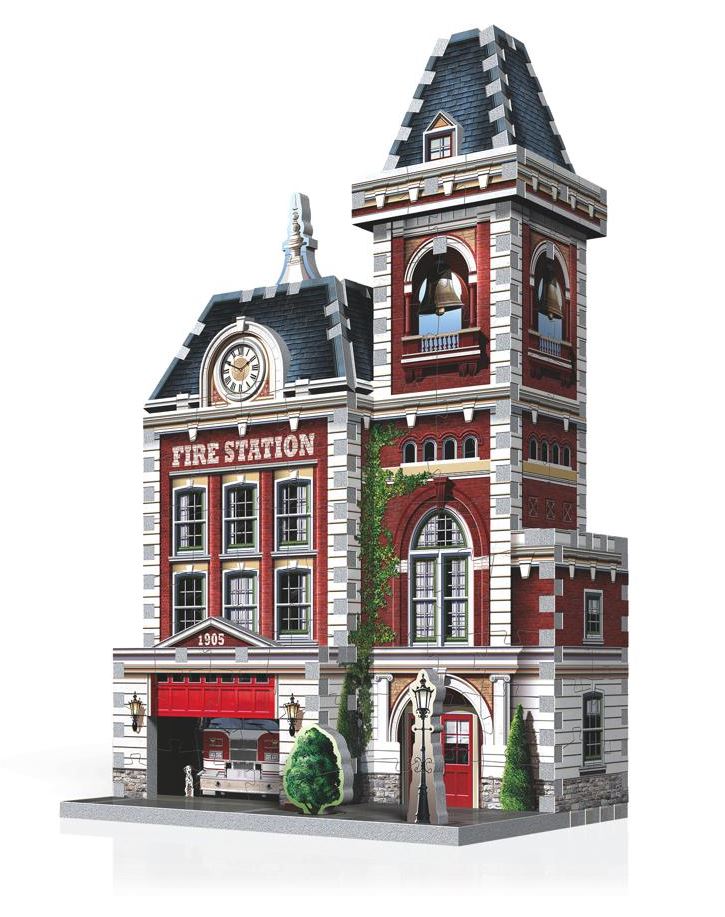 WREBBIT CASSE-TÊTE 3D 285 PIÈCES - CASERNE DE POMPIER URBANIA