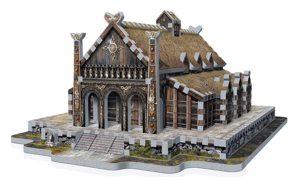 WREBBIT 3D JIGSAW PUZZLE 445 PIECES - EDORAS GOLD CASTLE