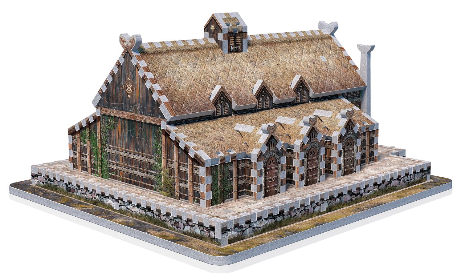 WREBBIT 3D JIGSAW PUZZLE 445 PIECES - EDORAS GOLD CASTLE