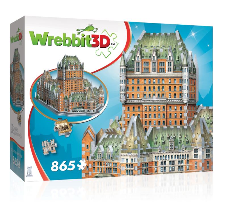 WREBBIT CASSE-TÊTE 3D 865 PIÈCES - CHÂTEAU FRONTENAC