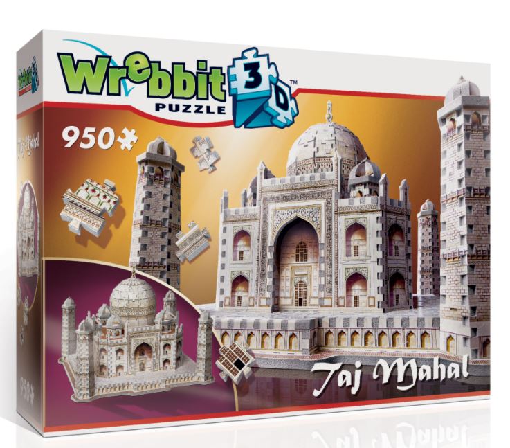 WREBBIT 3D JIGSAW PUZZLE 950 PIECES - TAJ MAHAL