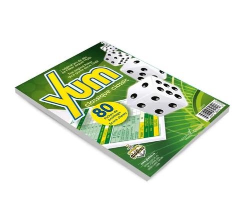 YUM BLOC DE 80 FICHES DE POINTAGE