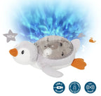 PELUCHE PINGOUIN - LUMIÈRE POLAIRE VEILLEUSE AVEC MUSIQUE ET CAPTEUR RECHARGEABLE