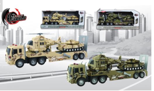 DRAGON WHEELS - CAMION DE TRANSPORT MILITAIRE ASST