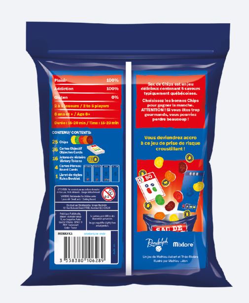 JEU SAC DE CHIPS - Version française