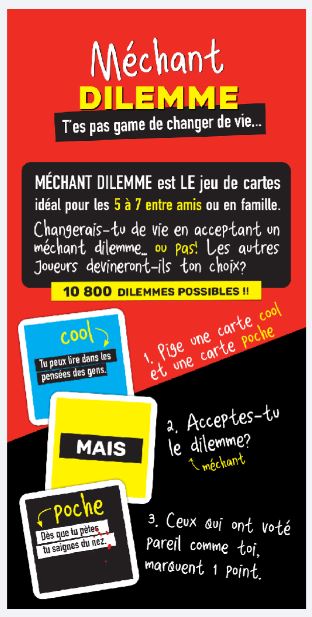 JEU MÉCHANT DILEMME