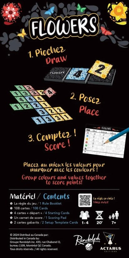 JEU FLOWERS