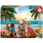 EDUCA CASSE-TÊTE 1000 PIÈCES - CHIENS SUR LA PLAGE #20291