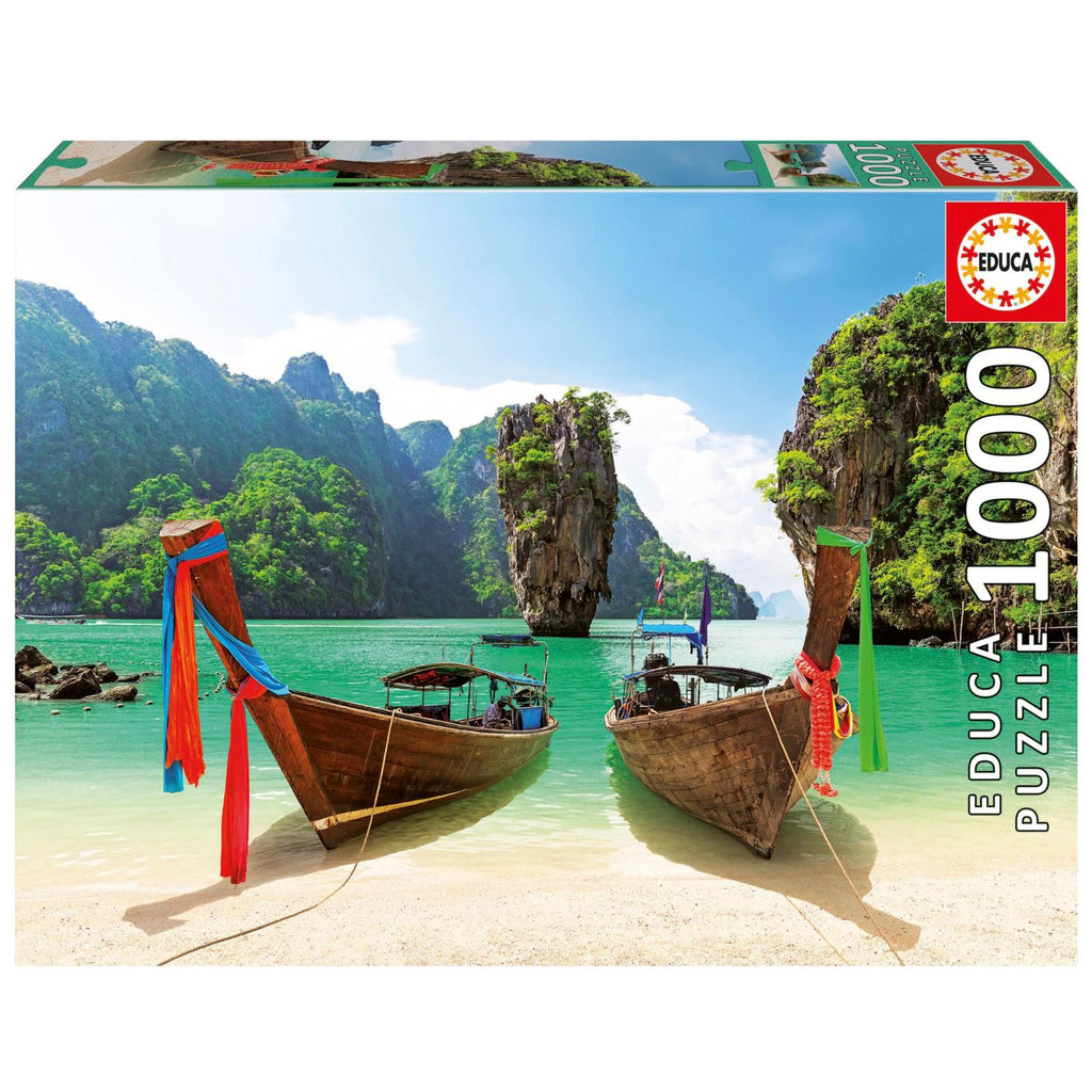 EDUCA JIGSAW PUZZLE 1000 PIECES - JAMES BOND ISLAND THAILAND #20283