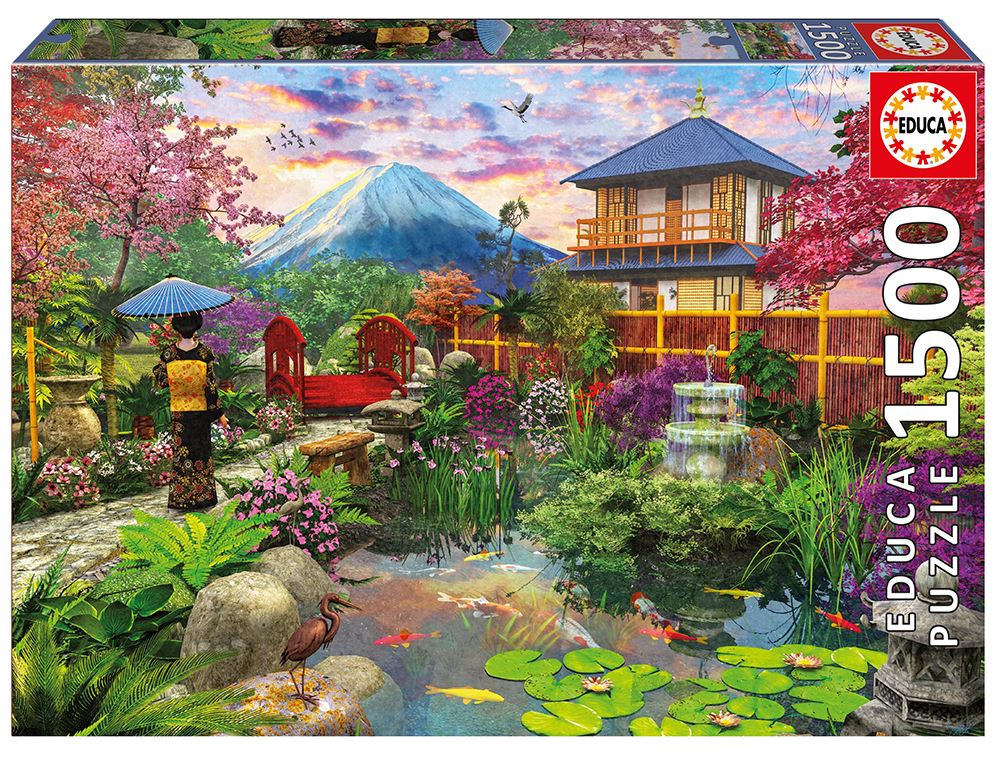 EDUCA JIGSAW PUZZLE 1500 PIECES - JAPANESE GARDEN #19937