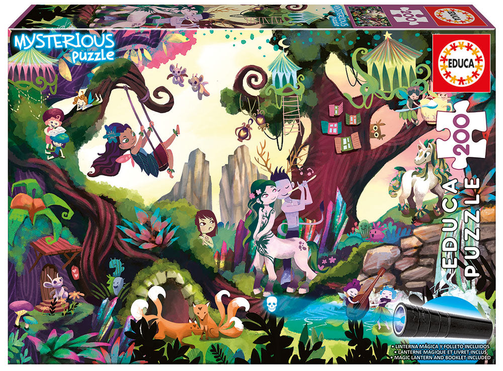 EDUCA CASSE-TÊTE 200 PIÈCES MYSTÉRIEUX - FORÊT ENCHANTÉE #18612