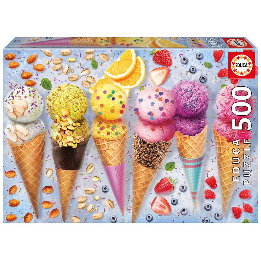 EDUCA JIGSAW PUZZLE 500 PIECES - ICE CREAM #20289