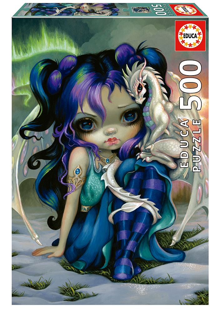 EDUCA JIGSAW PUZZLE 500 PIECES - ICE DRAGON #19906