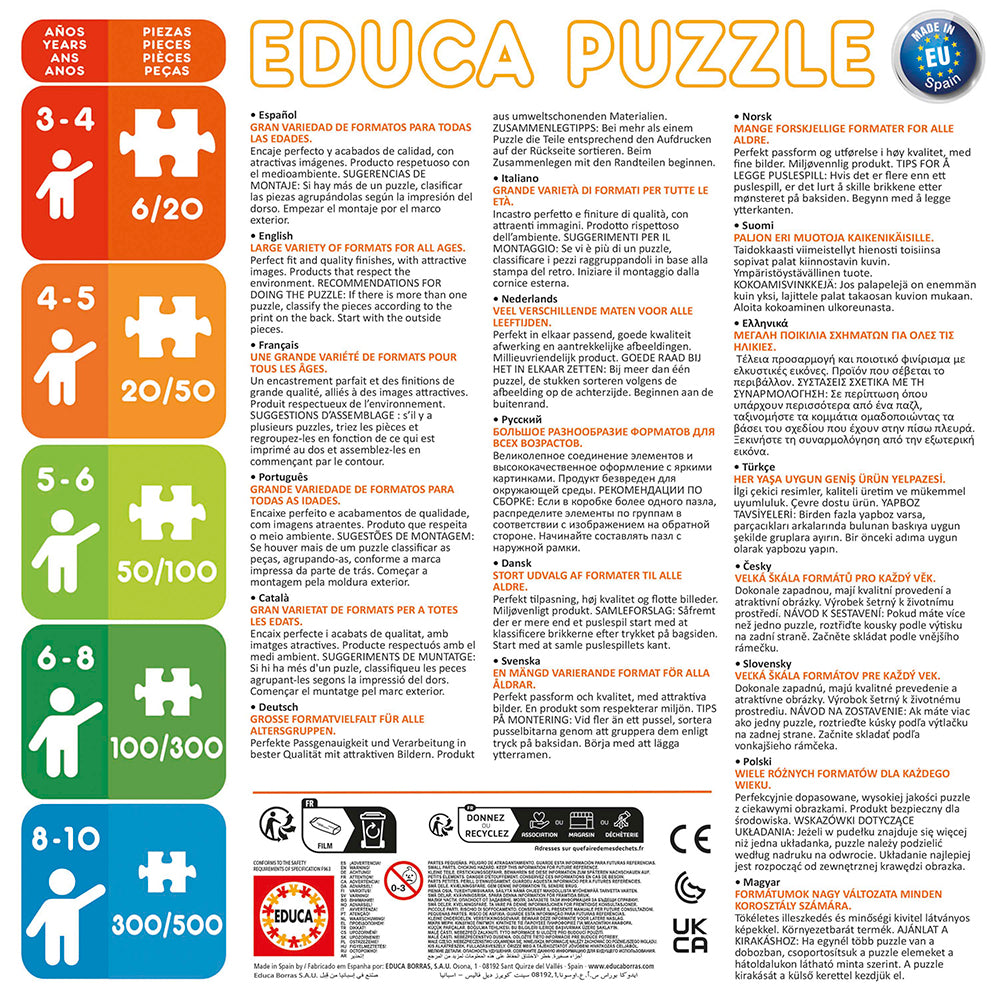 EDUCA CASSE-TÊTES 2X48 PIÈCES - LICORNES MAGIQUES #20223