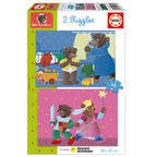 EDUCA PUZZLES 2X48 PIECES - LITTLE BROWN BEAR #19881
