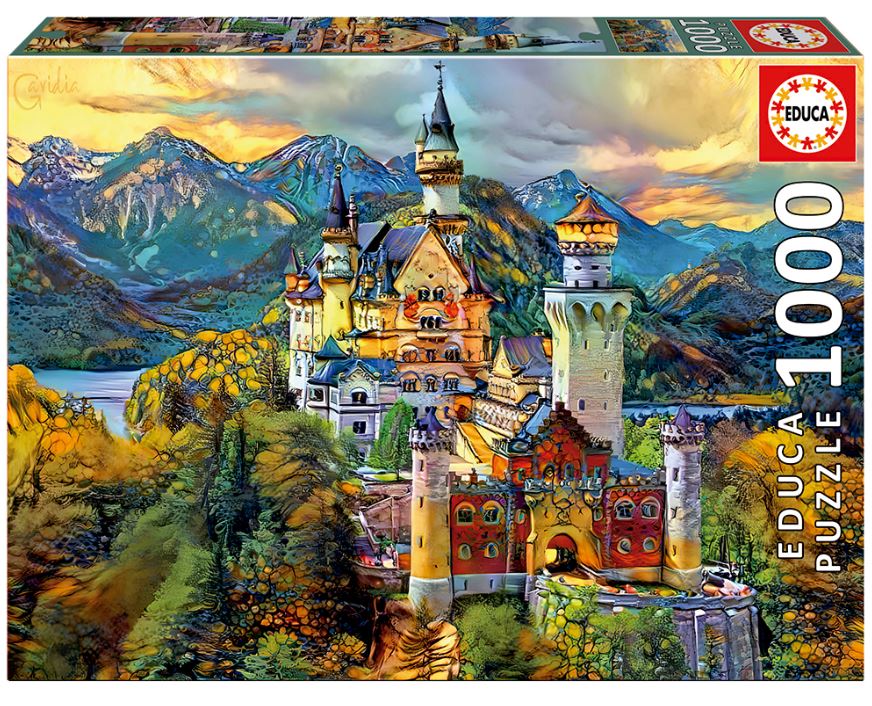 EDUCA CASSE-TÊTE 1000 PIÈCES - CHÂTEAU DE NEUSCHWANSTEIN
