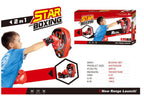BOXING GLOVES AND CHEST PROTECTOR SET