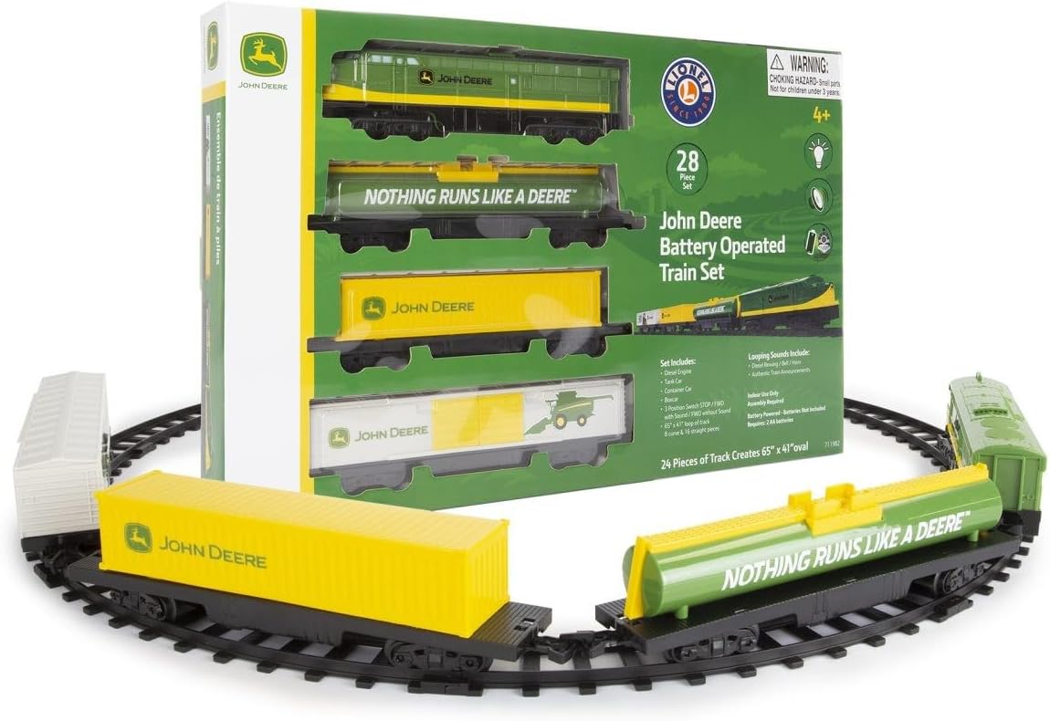 ENSEMBLE DE MINI TRAIN - JOHN DEERE