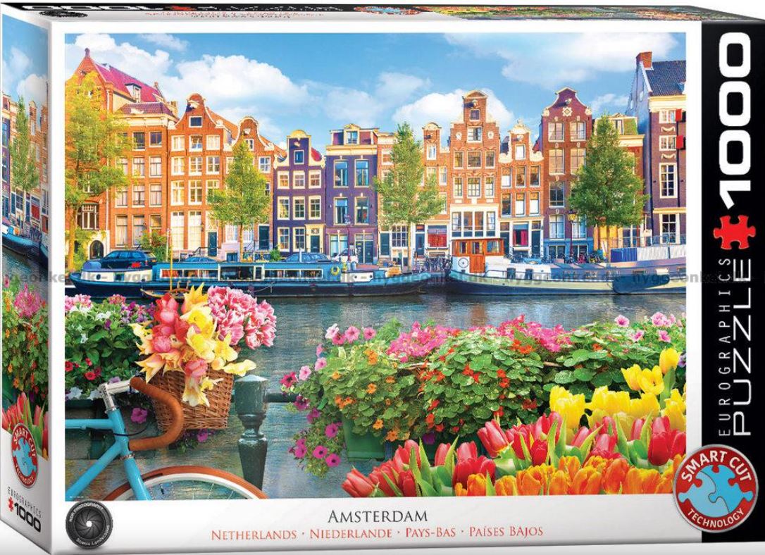 EUROGRAPHICS CASSE-TÊTE 1000 PIÈCES - AMSTERDAM PAYS-BAS #6000-5865