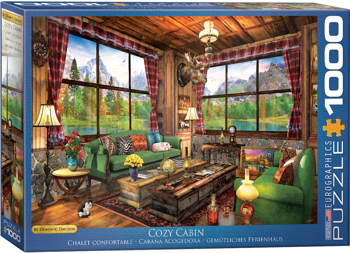 EUROGRAPHICS CASSE-TÊTE 1000 PIÈCES - CHALET CONFORTABLE (DOMINIC DAVISON)