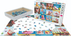EUROGRAPHICS JIGSAW PUZZLE 1000 PIECES - FUNNY PIGS