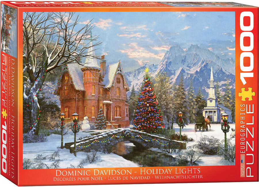 EUROGRAPHICS CASSE-TÊTE 1000 PIÈCES - DÉCORÉES POUR NOËL #6000-0669