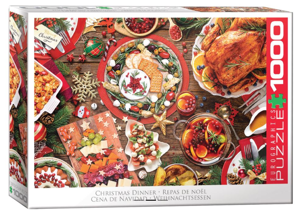 EUROGRAPHICS CASSE-TÊTE 1000 PIÈCES - DÎNER DE NOËL #6000-5829