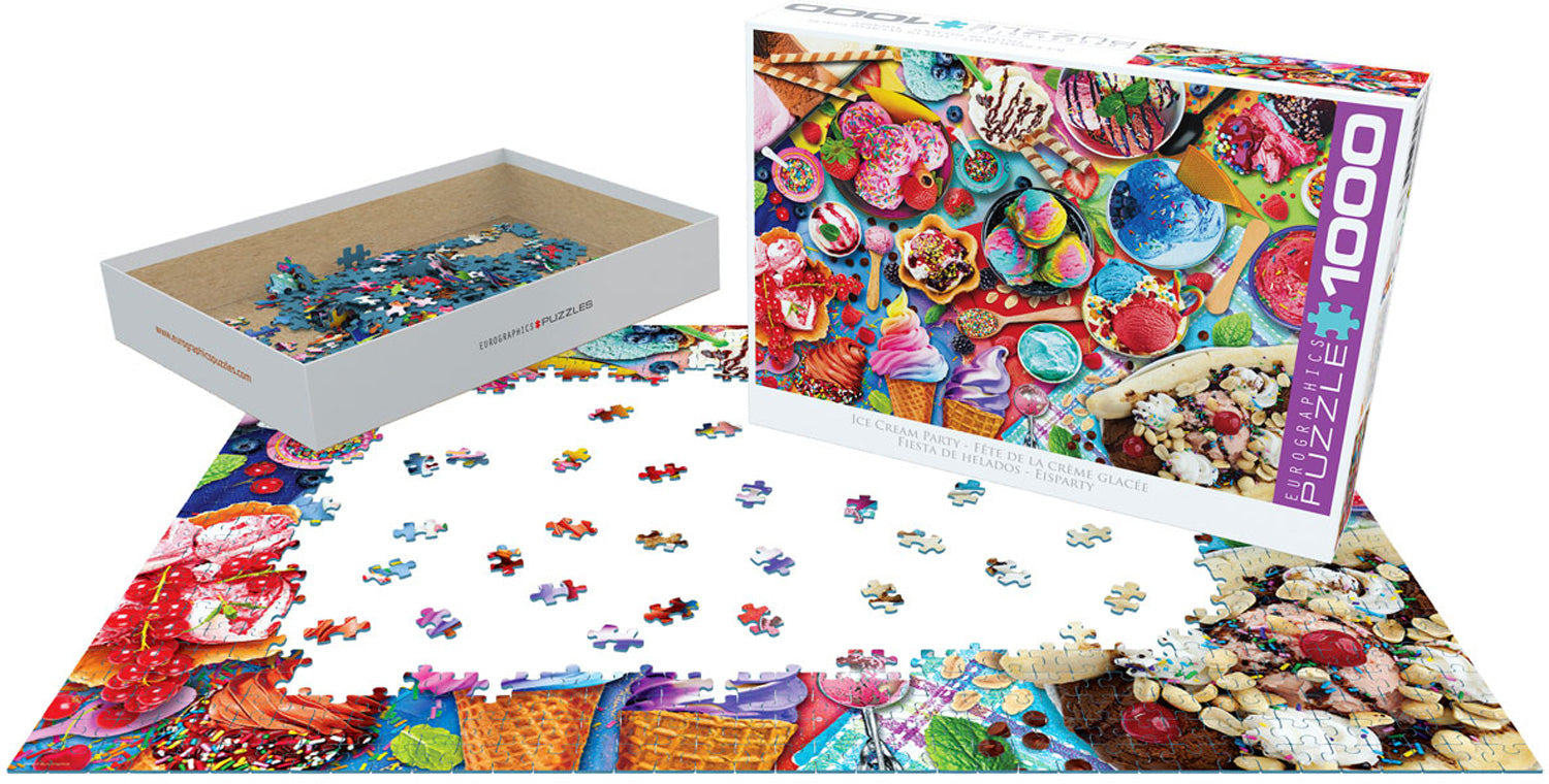 EUROGRAPHICS CASSE-TÊTE 1000 PIÈCES - FÊTE DE LA CRÈME GLACÉE #6000-5699