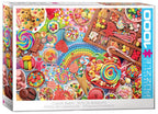 EUROGRAPHICS JIGSAW PUZZLE 1000 PIECES - CANDY PARTY #6000-5701