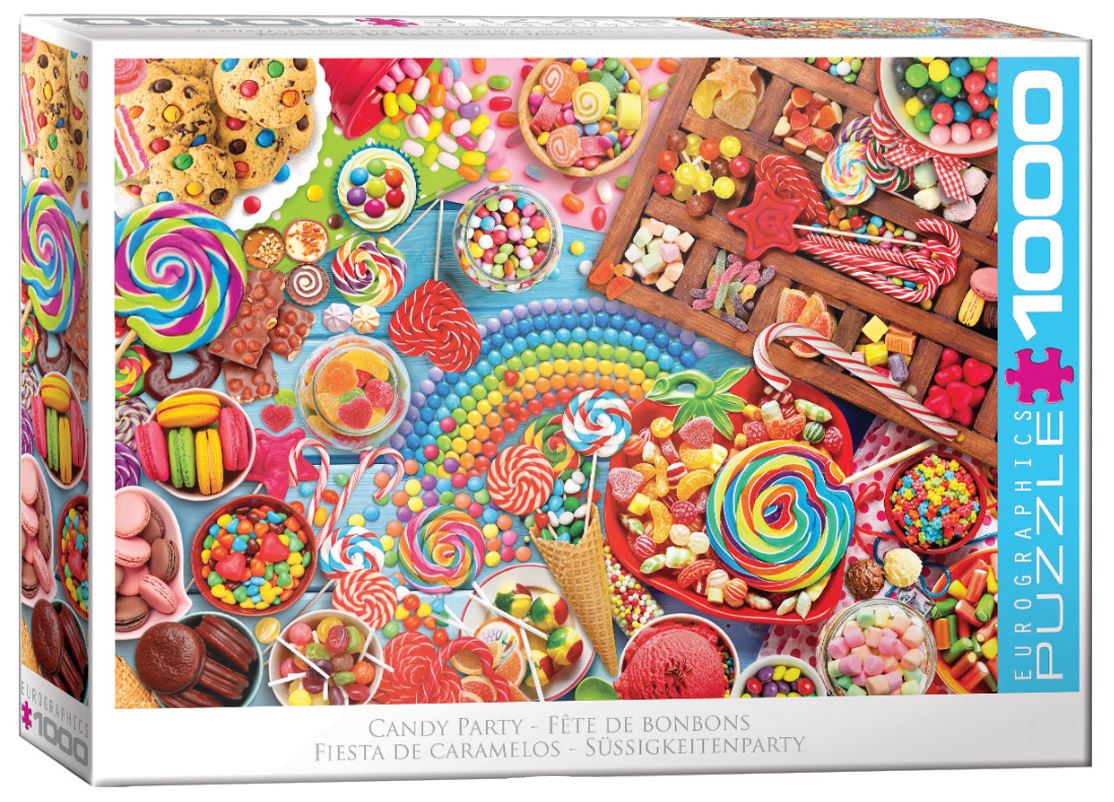 EUROGRAPHICS JIGSAW PUZZLE 1000 PIECES - CANDY PARTY #6000-5701