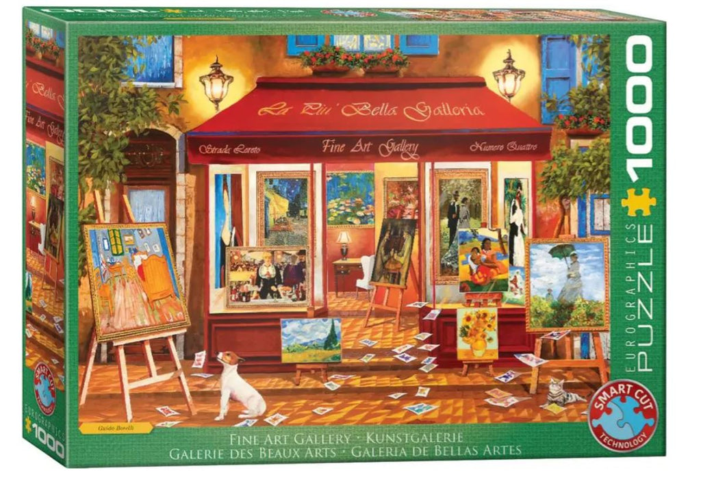 EUROGRAPHICS JIGSAW PUZZLE 1000 PIECES - FINE ART GALLERY #6000-5887