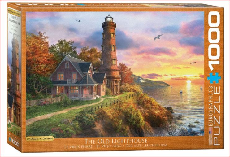 EUROGRAPHICS JIGSAW PUZZLE 1000 PIECES - THE OLD LIGHTHOUSE (DOMINIC DAVISON)