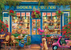 EUROGRAPHICS JIGSAW PUZZLE 1000 PIECES - BOOKS AND COFFEE #6000-5869
