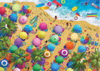 EUROGRAPHICS JIGSAW PUZZLE 1000 PIECES - SUMMER BEACH FUN #6000-5871