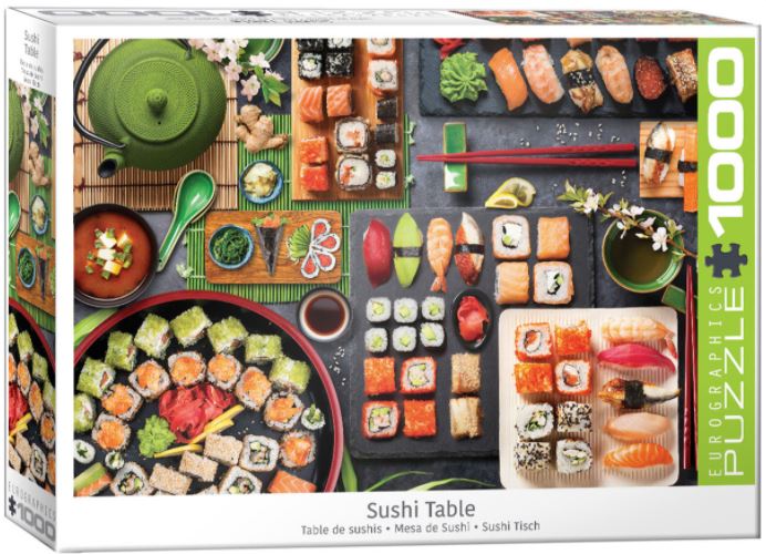 EUROGRAPHICS JIGSAW PUZZLE 1000 PIECES - SUSHI TABLE